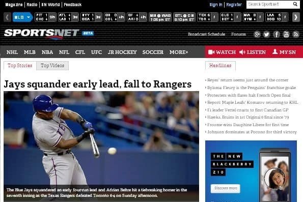 Rogers Sportsnet: WordPress for Canada’s Sports Network