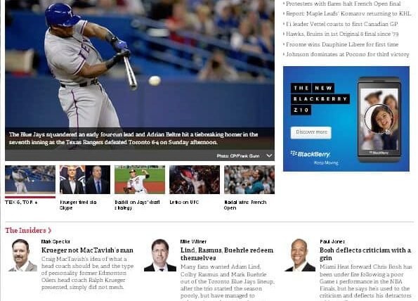 Sportsnet / Rogers: Enterprise WordPress Theme