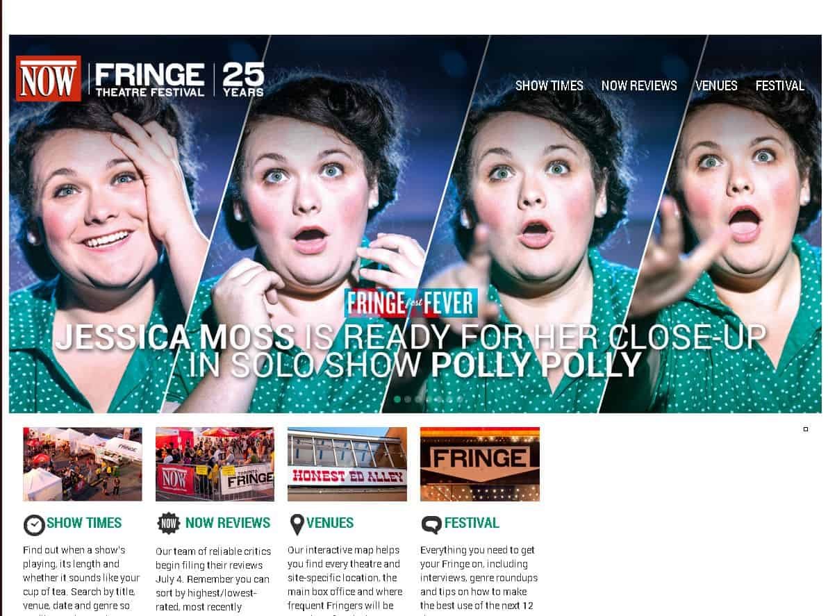 NOW Magazine’s Fringe Micro-Site