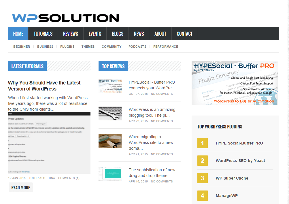 WP Solution - WordPress Solution