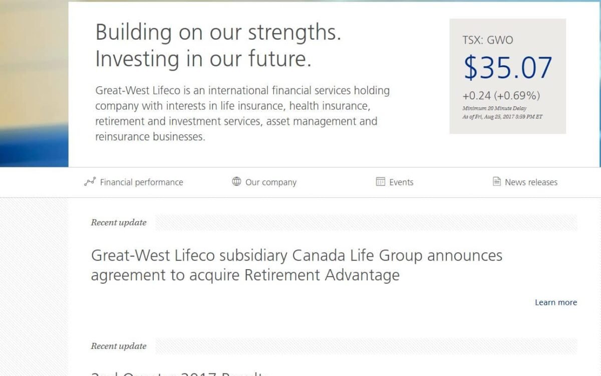 Great-West Lifeco: Enterprise WordPress Platform