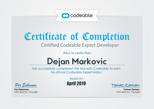 Codeable Certified Expert - Dejan Markovic