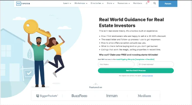 REtipster: Custom WordPress Theme